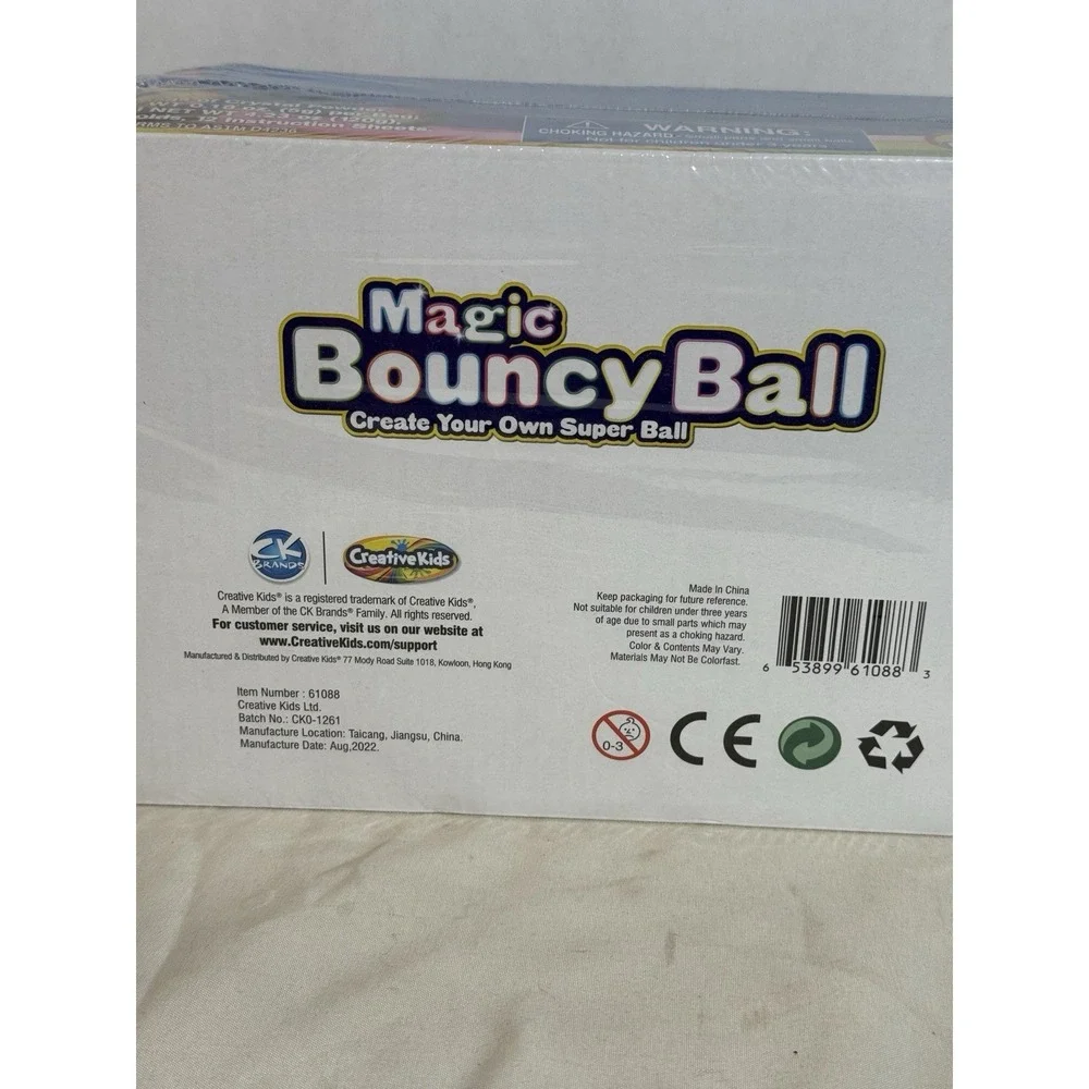 Creative Kids Magic‎ Bouncy Ball Kit 12 Mini Sets DIY Make Your Own Super Balls